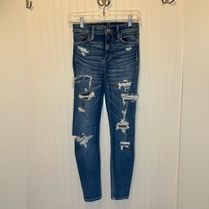 American Eagle super high rise jegging